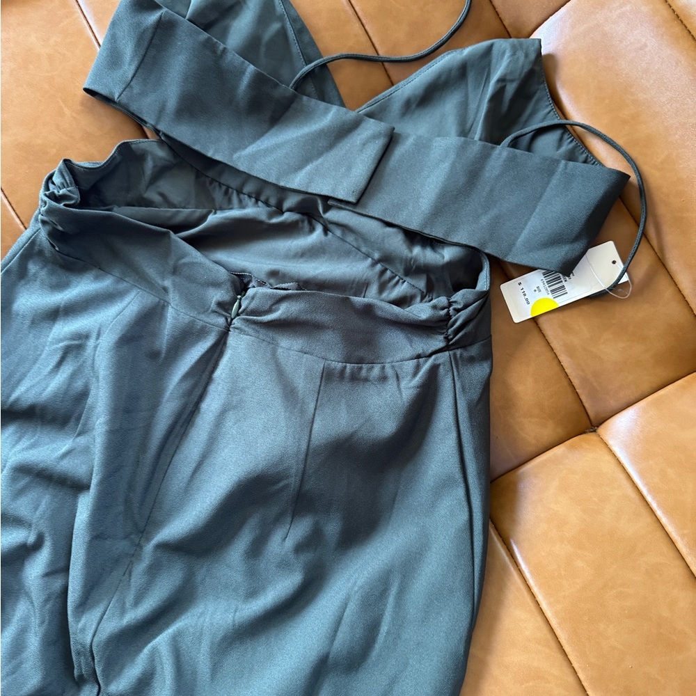 Anthropologie Dark Green Maxi Dress